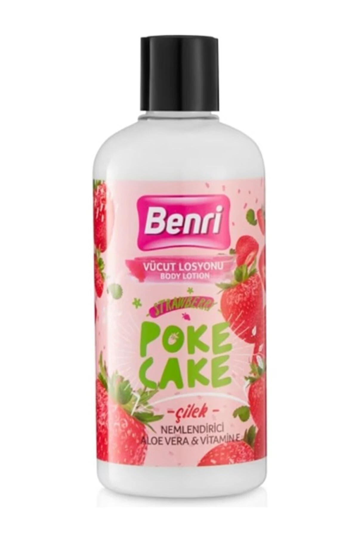 Benri Strawberry Poke Cake Body Lotion 500 ml